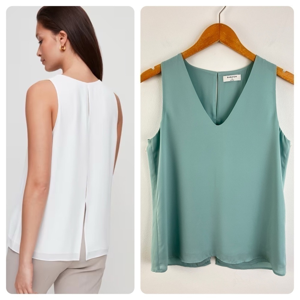 ARITZIA BABATON Maddox blouse. Mint. Size S